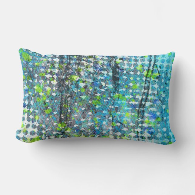 Coussin Rectangle Tempête balnéaire (Recto)