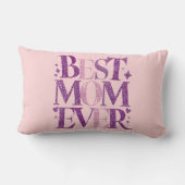 Coussin Rectangle Tendance Élégante Meilleure Maman (Verso)
