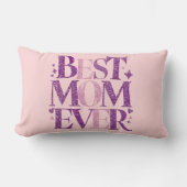 Coussin Rectangle Tendance Élégante Meilleure Maman (Recto)