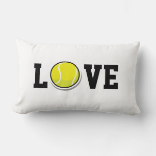 Coussin Rectangle Tennis LOVE Sports Balls Amusants
