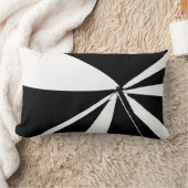 Coussin Rectangle Tente noire et blanche (Couverture)