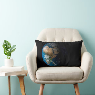 Coussin Rectangle Terre Pleine Montrant Des Nuages Simulés Sur L'Afr