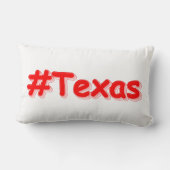 Coussin Rectangle "#Texas " Conception sympa. Commandez dès maintena (Verso)