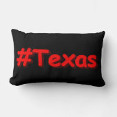 Coussin Rectangle "#Texas " Conception sympa. Commandez dès maintena (Recto)