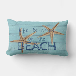 Coussin Rectangle Texture en Bois Adorable, Amidon