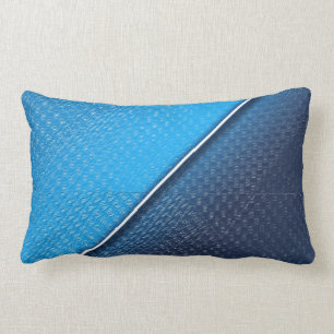 Coussin Rectangle Texture extérieure balayée métallique abstraite