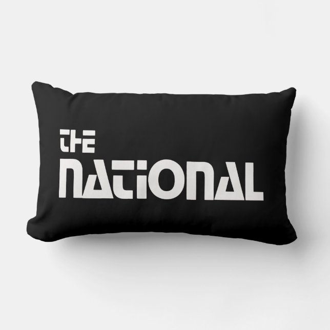 Coussin Rectangle  The National - Habillage promotionnel (1980) (Recto)
