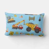Coussin Rectangle Thème de construction Bleu (Verso)