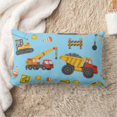 Coussin Rectangle Thème de construction Bleu (Couverture)