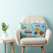 Coussin Rectangle Thème de construction Bleu (Chaise)