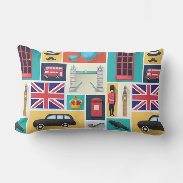 Coussin Rectangle Thème Londres (Recto)
