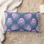 Coussin Rectangle Thème sous-marin de méduses mignonnes pour chambre (Couverture)