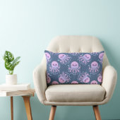 Coussin Rectangle Thème sous-marin de méduses mignonnes pour chambre (Chaise)