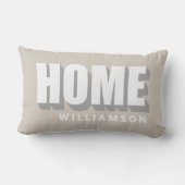 Coussin Rectangle Throw Pillow (Verso)