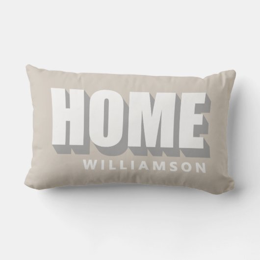 Coussin Rectangle Throw Pillow (Verso)