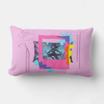 Throw Pillow Fantasy Ninja Girl: Mystic Adventures