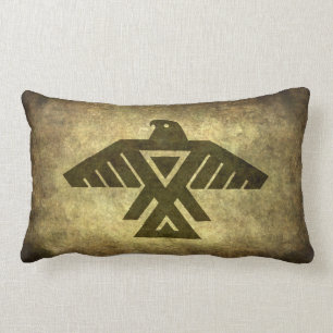 Coussin Rectangle Thunderbird - emblème des personnes d'Anishinabe