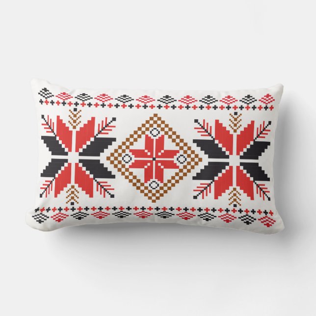 Coussin Rectangle Tissage Folklorique (Recto)