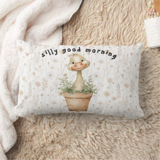 Coussin Rectangle Tissu de décoration de cuisine Silly good morning