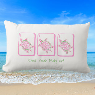 Coussin Rectangle Tortue de mer Yeah... Mahj On !