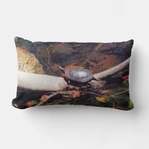 Coussin Rectangle Tortue heureuse