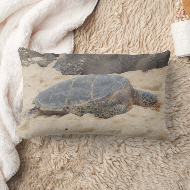 Coussin Rectangle Tortue marine hawaïenne (Couverture)
