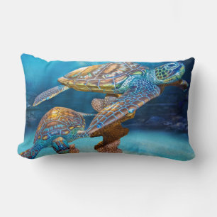 Coussin Rectangle Tortues marines