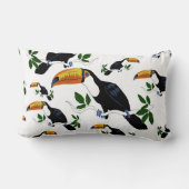 Coussin Rectangle Toucans Tropicaux - Jungle Ludique (Verso)