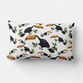 Coussin Rectangle Toucans Tropicaux - Jungle Ludique (Recto)
