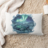 Coussin Rectangle Toundra Cristalline Aurore (Couverture)