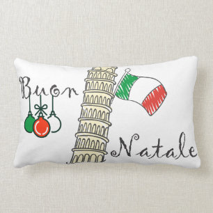 Coussin Rectangle Tour de Buon Natale de Pise