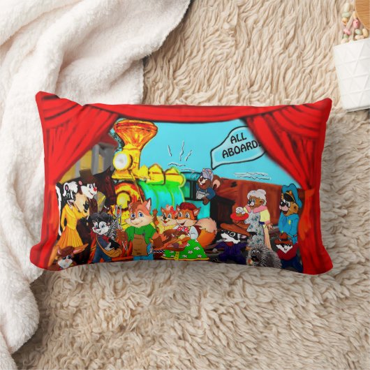 Coussin Rectangle Tous à bord ! (Couverture)