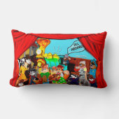 Coussin Rectangle Tous à bord ! (Recto)