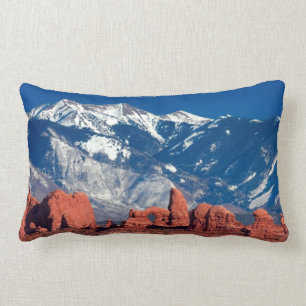 Coussin Rectangle Traînée équilibrée de roche
