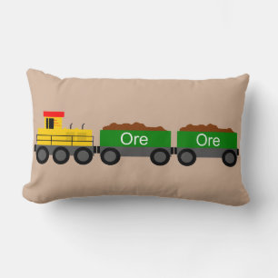 Coussin Rectangle Trains