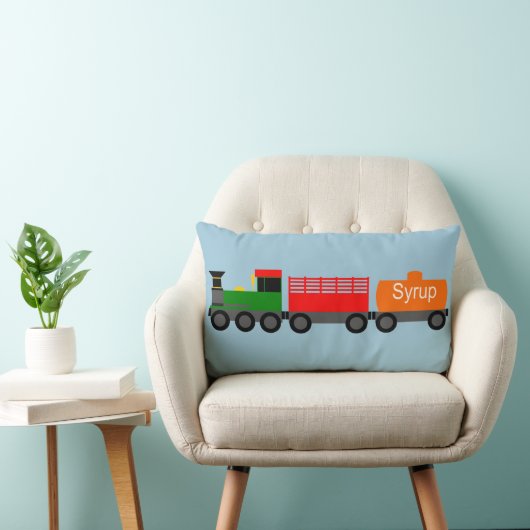 Coussin Rectangle Trains (Chaise)