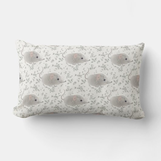 Coussin Rectangle Traversin de bois (Recto)