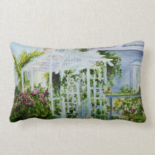 Coussin Rectangle Treillis de canal