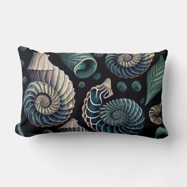 Coussin Rectangle Trésors marins (Recto)