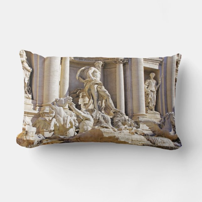 Coussin Rectangle Trevi fountain (Recto)