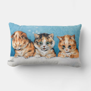 Coussin Rectangle Trois Chatons, Chat, Louis Wain