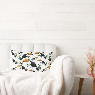 Coussin Rectangle Tropical Toucans - Playful Jungle