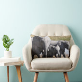 Coussin Rectangle Troupeaux d'éléphant de l'Afrique (Chaise)