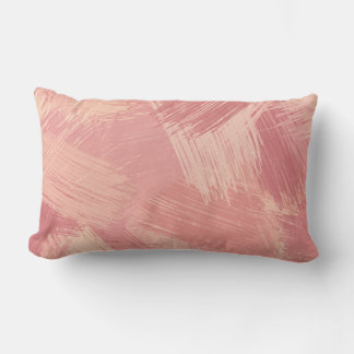 Coussin Rectangle Trucs de pinceau PInk | Abstrait