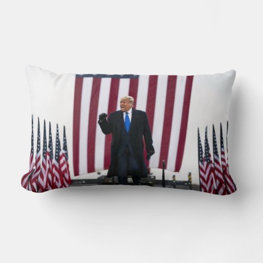 Coussin Rectangle Trump 2024 : Reprendre l'Amérique (Recto)