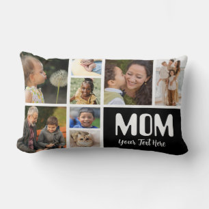 Coussin Rectangle Tu aimes maman Photo Collage Texte manuscrit