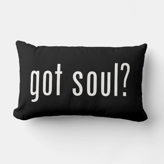 Coussin Rectangle tu as une âme ? (Recto)