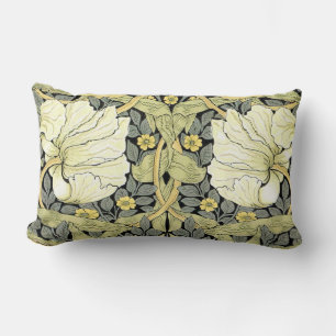Coussin Rectangle Tulipes Pimpernel Art Botanique de William Morris