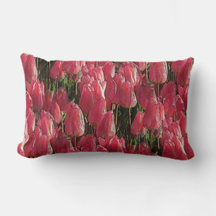 Coussin Rectangle Tulipes roses florales