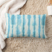 Coussin Rectangle Turquoise Shibori Tie Dye (Couverture)